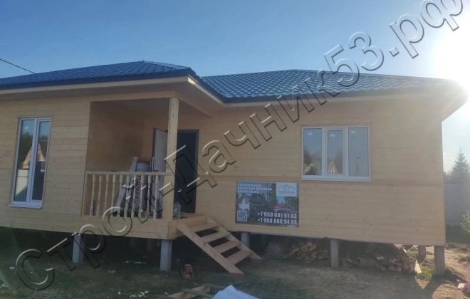 1 Каркасный дом Д-144, 12x10м, 120 М², Московская область, Ногинский район, деревня Щекавцево (9)
